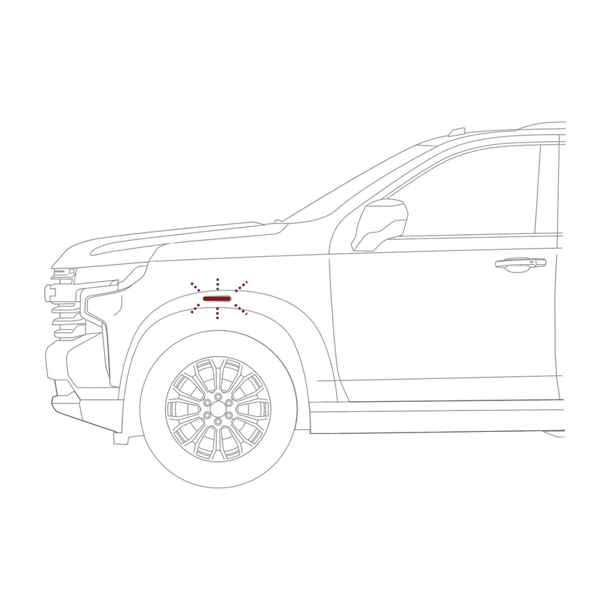 Image of Front wheel well light