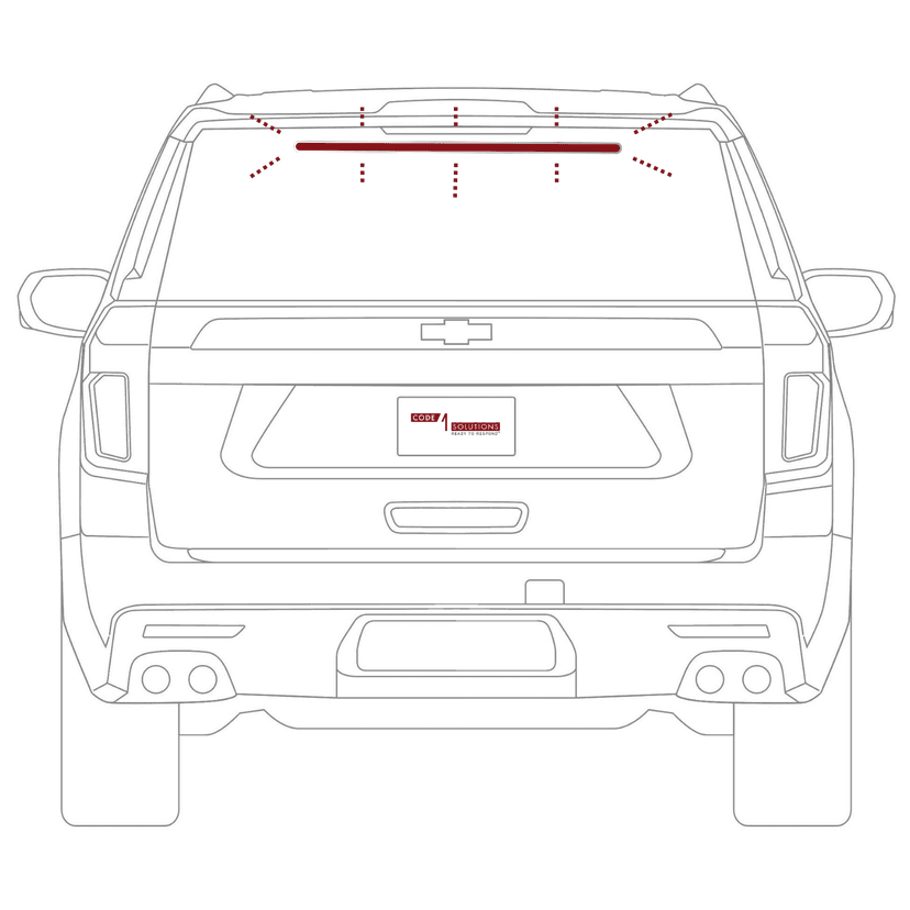 Image of Rear Visor Bar