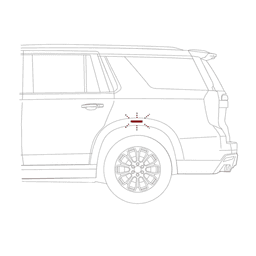 Image of Rear wheel well light