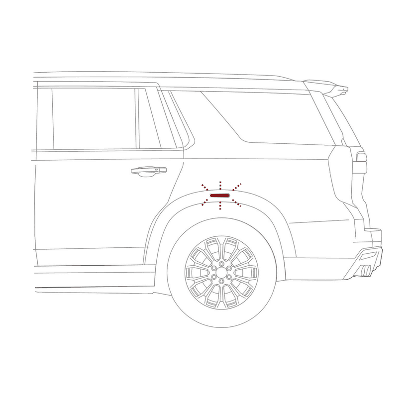 Image of Rear wheel well light